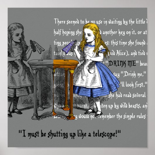 Alice im Wunderland Poster (Vorne)