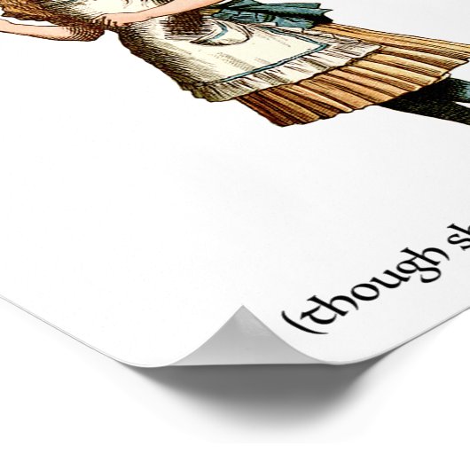 Alice im Wunderland Poster (Ecke)