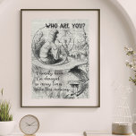 Alice im Wunderland Poster<br><div class="desc">Alice im Wunderland Poster - Voller Charme und Charakter, dieses Vintage-Bild von Alice spricht mit Absolem, die Raupe, in Wonderland wird die perfekte dekorative Touch zu Ihrem Wohnraum oder unterhaltsamen Bereich hinzufügen. Warum nicht in der Bibliothek aufstellen, um das Ambiente und das Verwundern zu Ihrem Lieblings-Leseplatz hinzuzufügen. Auch eine sehr...</div>