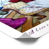 Alice im Wunderland, Poster (Ecke)