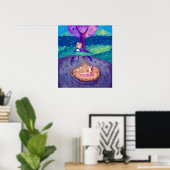 Alice im Wunderland Poster (Heimbüro)