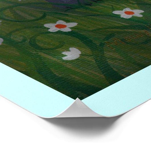 Alice im Wunderland Poster Print (Ecke)