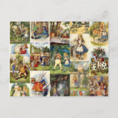 Alice im Wunderland Postkarte (Vorderseite)