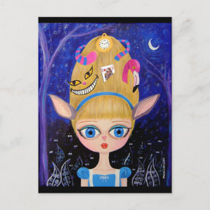 Alice im Wunderland Postkarte