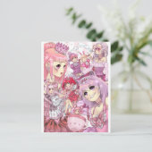 Alice im Wunderland Postkarte (Stehend Vorderseite)