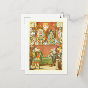 Alice im Wunderland Postkarte