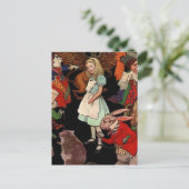Alice im Wunderland Postkarte (Stehend Vorderseite)