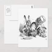 Alice im Wunderland Postkarte (Vorne/Hinten)