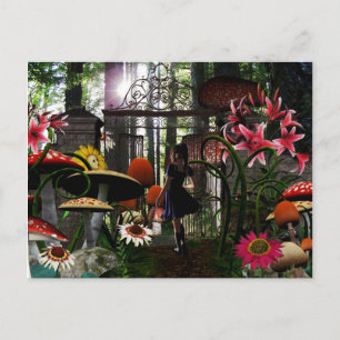 Alice im Wunderland Postkarte