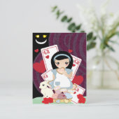 Alice im Wunderland Postkarte (Stehend Vorderseite)