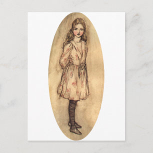 Alice im Wunderland Postkarte