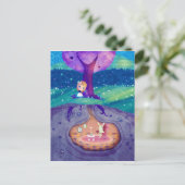 Alice im Wunderland Postkarte (Stehend Vorderseite)