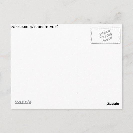 Alice im Wunderland Postkarte (Rückseite)