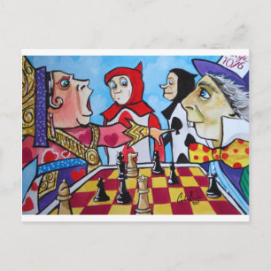 Alice im Wunderland Postkarte