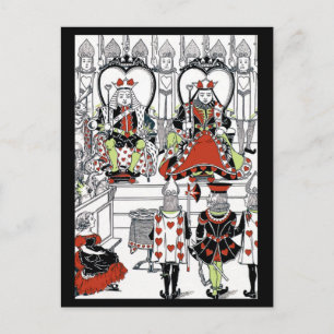 Alice im Wunderland Postkarte