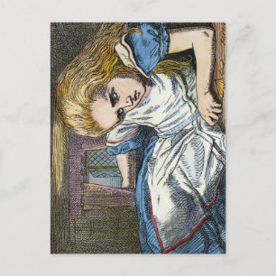 ALICE IM WUNDERLAND POSTKARTE
