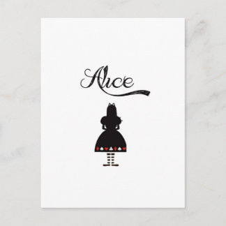 Alice im Wunderland Postkarte