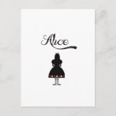 Alice im Wunderland Postkarte (Vorderseite)