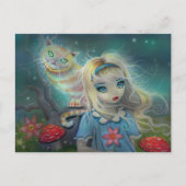 Alice im Wunderland Postkarte (Vorderseite)