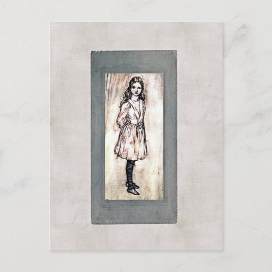 Alice im Wunderland Postkarte (Vorderseite)