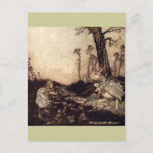 Alice im Wunderland Postkarte