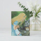 Alice im Wunderland Postkarte (Stehend Vorderseite)