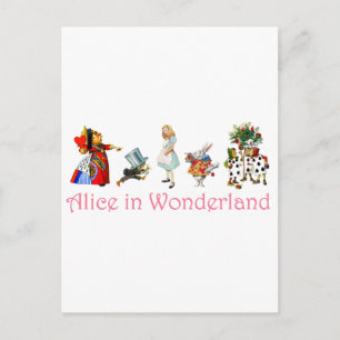 Alice im Wunderland Postkarte