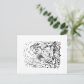 Alice im Wunderland Postkarten (Stehend Vorderseite)