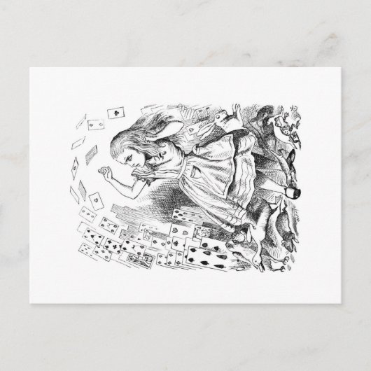 Alice im Wunderland Postkarten (Vorderseite)