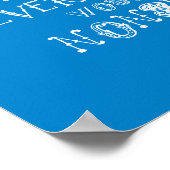 Alice im Wunderland Print - Alice Quote Nonsense Poster (Ecke)