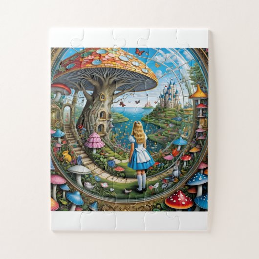 Alice im Wunderland Puzzle (Vertikal)