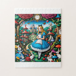 Alice im Wunderland Puzzle