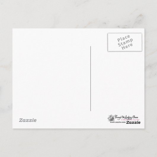 Alice im Wunderland Queen Alice Grunge (Single) Postkarte (Rückseite)