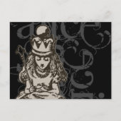 Alice im Wunderland Queen Alice Grunge (Single) Postkarte (Vorderseite)