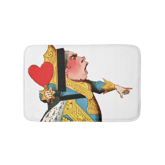 Alice im Wunderland Queen of Hearts Badematte (Vorderseite)