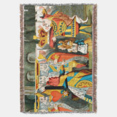 Alice im Wunderland Queen of Hearts Decke (Vorderseite Vertikal)