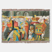 Alice im Wunderland Queen of Hearts Decke (Vorderseite)