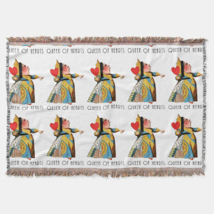 Alice im Wunderland Queen of Hearts Decke