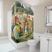 Alice im Wunderland Queen of Hearts Duschvorhang (Beispiel)