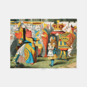 Alice im Wunderland Queen of Hearts Fleecedecke (Vorderseite (Horizontal))