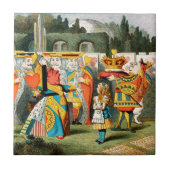 Alice im Wunderland Queen of Hearts Fliese (Vorderseite)