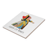 Alice im Wunderland Queen of Hearts Fliese (Seite)