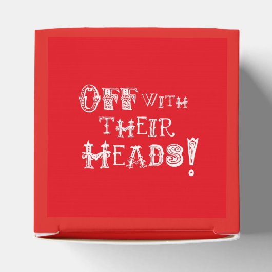 Alice im Wunderland Queen of Hearts Gefallen Box Geschenkschachtel (Oben)