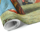 Alice im Wunderland Queen of Hearts Geschenkpapier (Rolleneckpunkt)