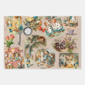 Alice im Wunderland Queen of Hearts Geschenkpapier Set (Vorderseite 3)