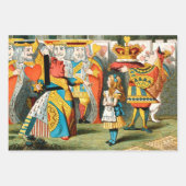Alice im Wunderland Queen of Hearts Geschenkpapier Set (Vorderseite)