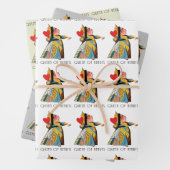 Alice im Wunderland Queen of Hearts Geschenkpapier Set (Beispiel)