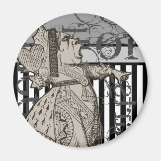 Alice im Wunderland Queen of Hearts Grunge Magnet