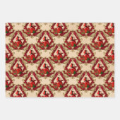 Alice im Wunderland Queen of Hearts Holiday Geschenkpapier Set (Vorderseite)