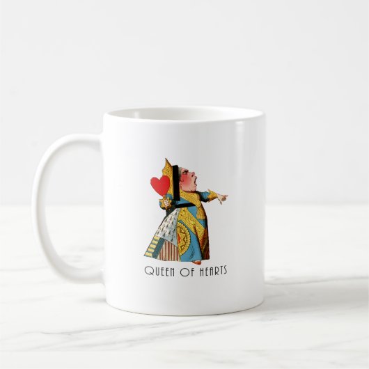 Alice im Wunderland Queen of Hearts Kaffeetasse (Links)